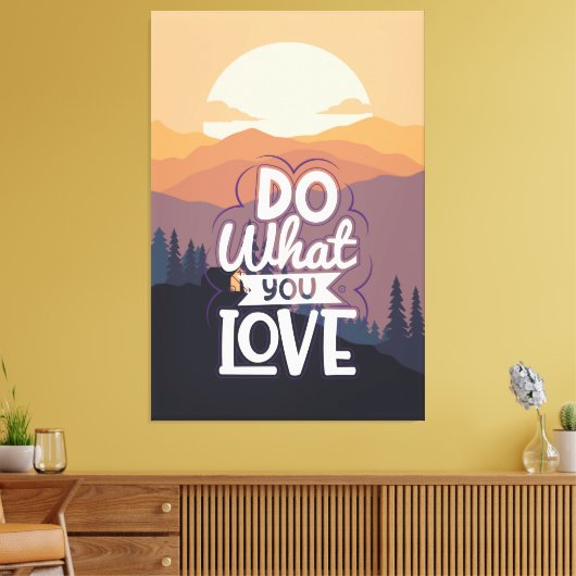 Toile Conception de devis motivationnelle Faites ce que  (Insitu(Salon))