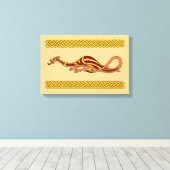 Toile Conception de dragon médiéval 2015 (Insitu (Plancher de Bois))