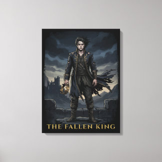 Toile Conception de fantasy gothique sombre du roi déchu