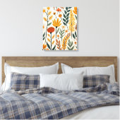 Toile Conception de fleurs botaniques boho plantes 390 (Insitu(Chambre))