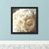 Toile Conception de fleurs de rose (Insitu (Plancher de Bois))