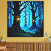 Toile Conception de forêt de l'oeil de fantasy sombre (Insitu(Salon))