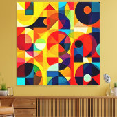 Toile Conception de géométrie de couleur Bauhaus (Insitu(Salon))
