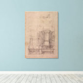 Toile Conception de la chapelle Médicis (Insitu (Plancher de Bois))