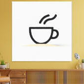 Toile Conception de la coupe de café Abstraite (Insitu(Salon))