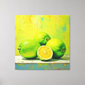 Toile Conception de la pop été brillante de Limes (Recto)