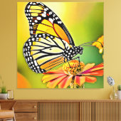 Toile Conception de la succion du papillon monarque (Insitu(Salon))