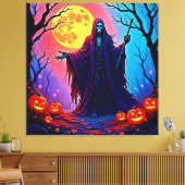 Toile Conception de l'appel de éffrayant Moon Death (Insitu(Salon))