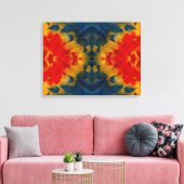 Toile Conception de l'ara rouge kaléidoscope (Insitu(Salon))
