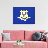 Toile Conception de l'indicateur d'état Connecticut (Insitu(Salon))