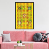 Toile Conception de motif de tapis chinois (Insitu(Salon))