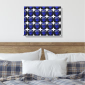 Toile Conception de motif en saphir bleu (Insitu(Chambre))