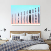 Toile Conception de motif géométrique de dix chats  (Insitu(Chambre))