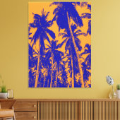 Toile Conception de palmiers tropicaux (Insitu(Salon))