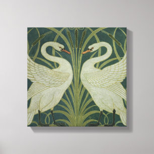 Toile Conception de papier peint de "cygne, de