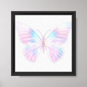Toile Conception de papillon abstrait de luxe élégant mo