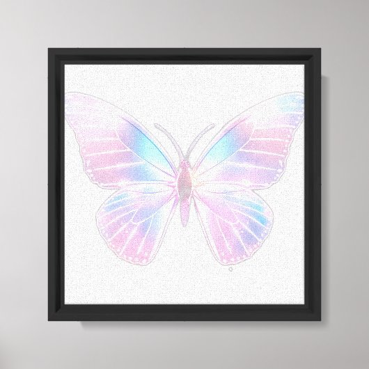 Toile Conception de papillon abstrait de luxe élégant mo (Recto)