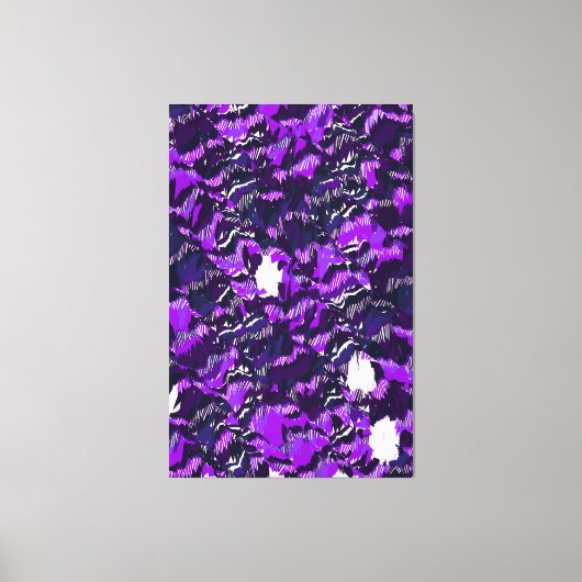 Toile Conception de paysage quantique abstrait (Recto)