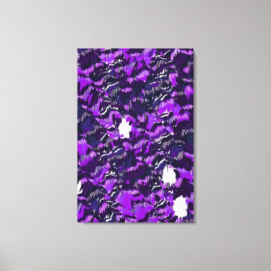 Toile Conception de paysage quantique abstrait  (Recto)