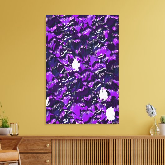 Toile Conception de paysage quantique abstrait (Insitu(Salon))