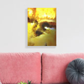 Toile Conception de photo d'agate moussue aux couleurs v (Insitu(Salon))