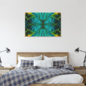 Toile Conception de plume kaléidoscope (Insitu(Chambre))