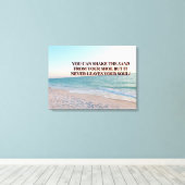 Toile Conception de rivage soulful secouez le sable (Insitu (Plancher de Bois))