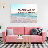 Toile Conception de rivage soulful secouez le sable (Insitu(Salon))
