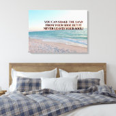Toile Conception de rivage soulful secouez le sable (Insitu(Chambre))