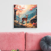 Toile Conception de scène forestière enchantée avec des  (Insitu(Salon))