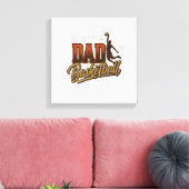 Toile Conception de t-shirt avec gravure vintage de bask (Insitu(Salon))