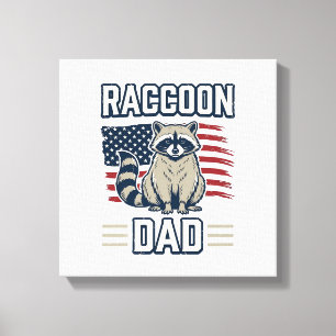Toile Conception de T-shirt patriotique pour papa raton