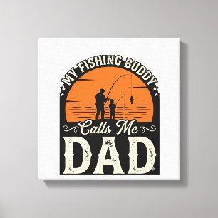 Toile Conception de T-shirt pour papa ami de pêche vinta