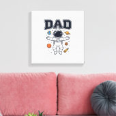 Toile Conception de T-shirt Vector Space Astronaute Papa (Insitu(Salon))