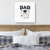 Toile Conception de T-shirt Vector Space Astronaute Papa (Insitu(Chambre))