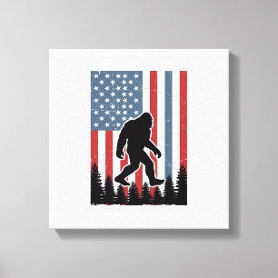 Toile Conception de t-shirt vectoriel vintage Bigfoot dr