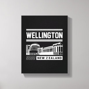 Toile Conception de typographie moderne à Wellington Nou