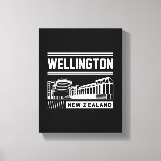 Toile Conception de typographie moderne à Wellington Nou (Recto)