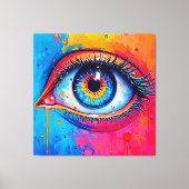 Toile Conception de vision à oeil vibreux (Recto)