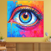 Toile Conception de vision à oeil vibreux (Insitu(Salon))