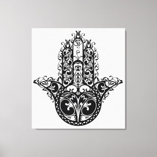 Toile Conception décorative 6 de Hamsa
