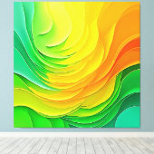 Toile Conception d'énergie de couleur abstraite (Insitu (Plancher de Bois))