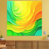 Toile Conception d'énergie de couleur abstraite (Insitu(Salon))