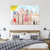 Toile conception d'enfants (Insitu(Chambre))