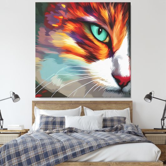 Toile Conception des yeux de chat (Insitu(Chambre))