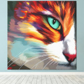 Toile Conception des yeux de chat (Insitu (Plancher de Bois))