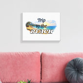 Toile Conception d'évasion au coucher du soleil tropical (Insitu(Salon))