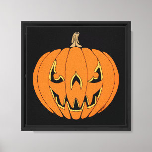 Toile Conception d'Halloween de citrouille effrayante Ja
