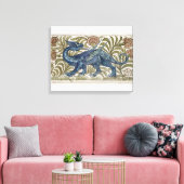Toile Conception "Dragon" pour une dalle (avec papier) (Insitu(Salon))
