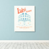 Toile Conception du diner de Luke Stars Hollow (Insitu (Plancher de Bois))